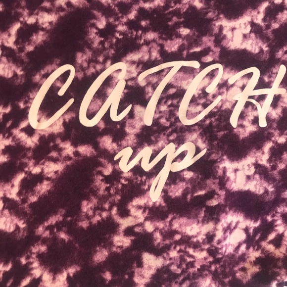 “GEORGE” Tie Dye Purple Ladies Graphic T Shirt . - Picture 7 of 8